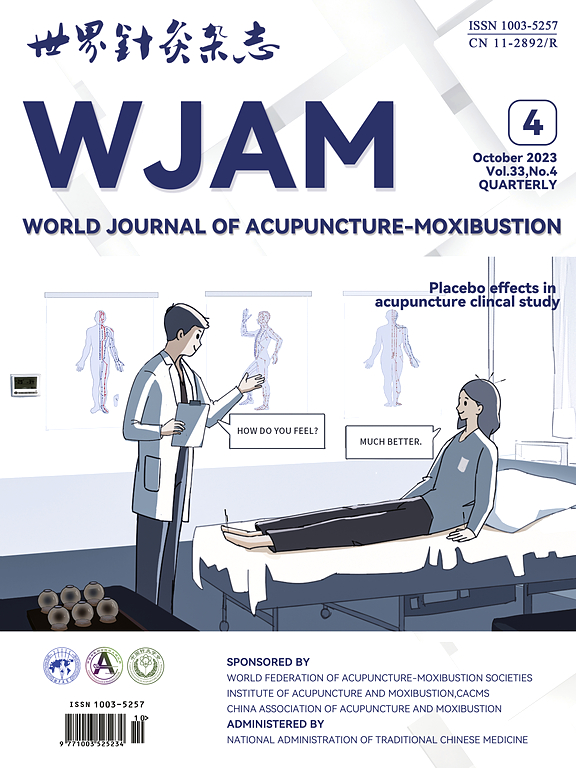 Go to journal home page - World Journal of Acupuncture - Moxibustion